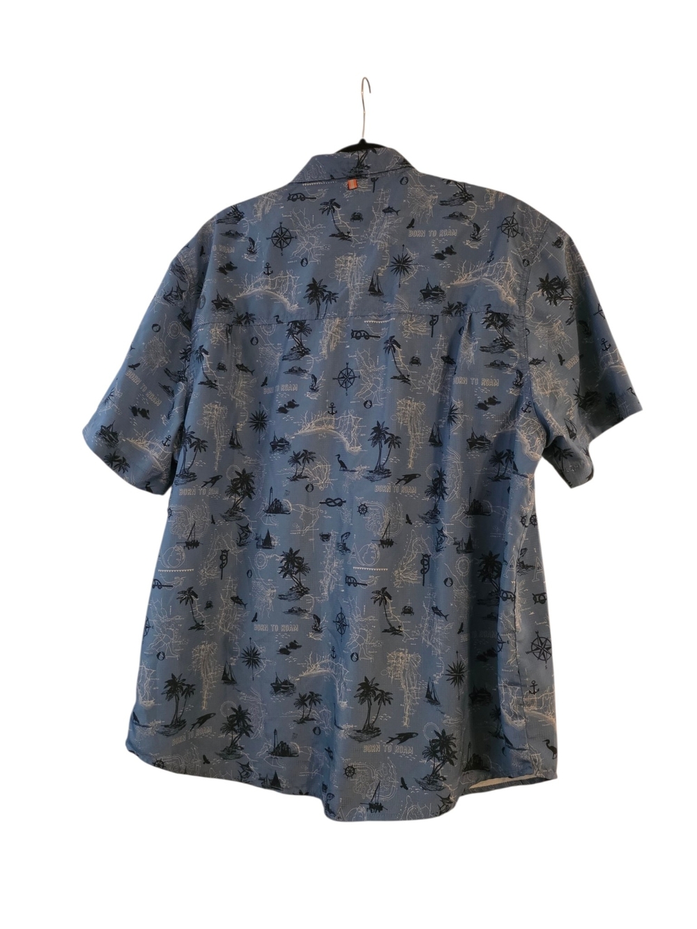 The American Outdoorsman "Born to Roam" Fishing Shirt - Size XXL - Excellent Con - Picture 3 of 7